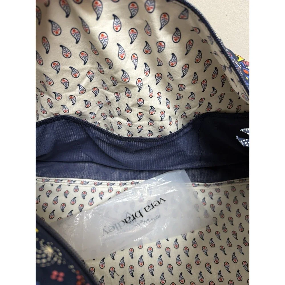 Duplicate listing*** Vera Bradley Original Duffel Bag Starry Paisley in Cotton